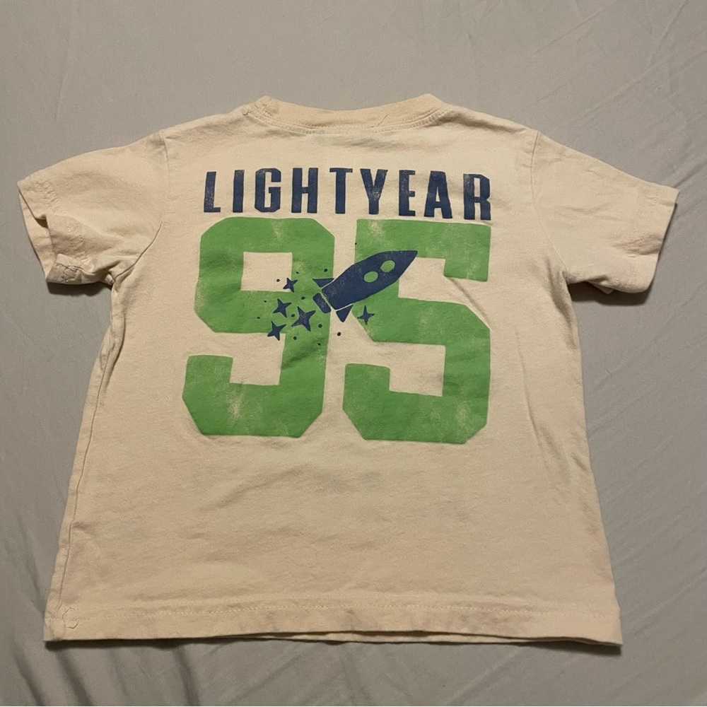 🔥2 For $12🔥 Junk Food Loves Baby Gap Disney Pixar Buzz Lightyear Tshirt - Picture 3 of 7